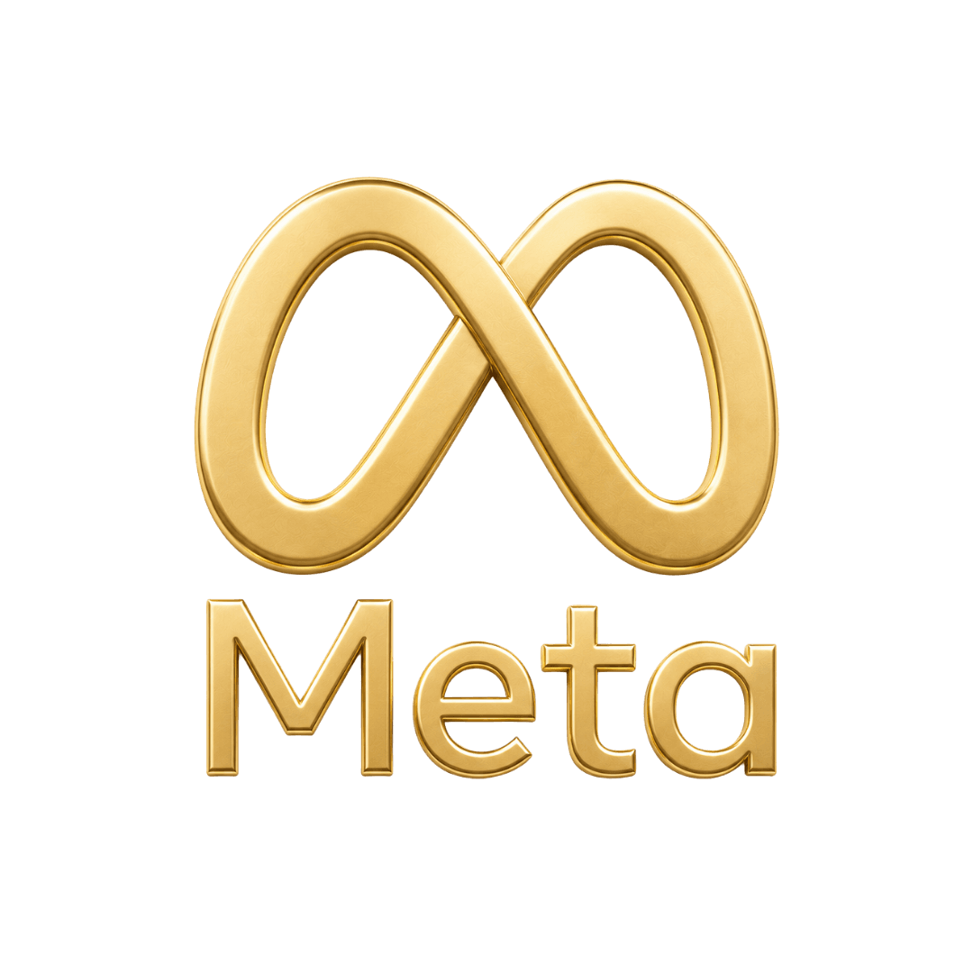 Meta gold emblem