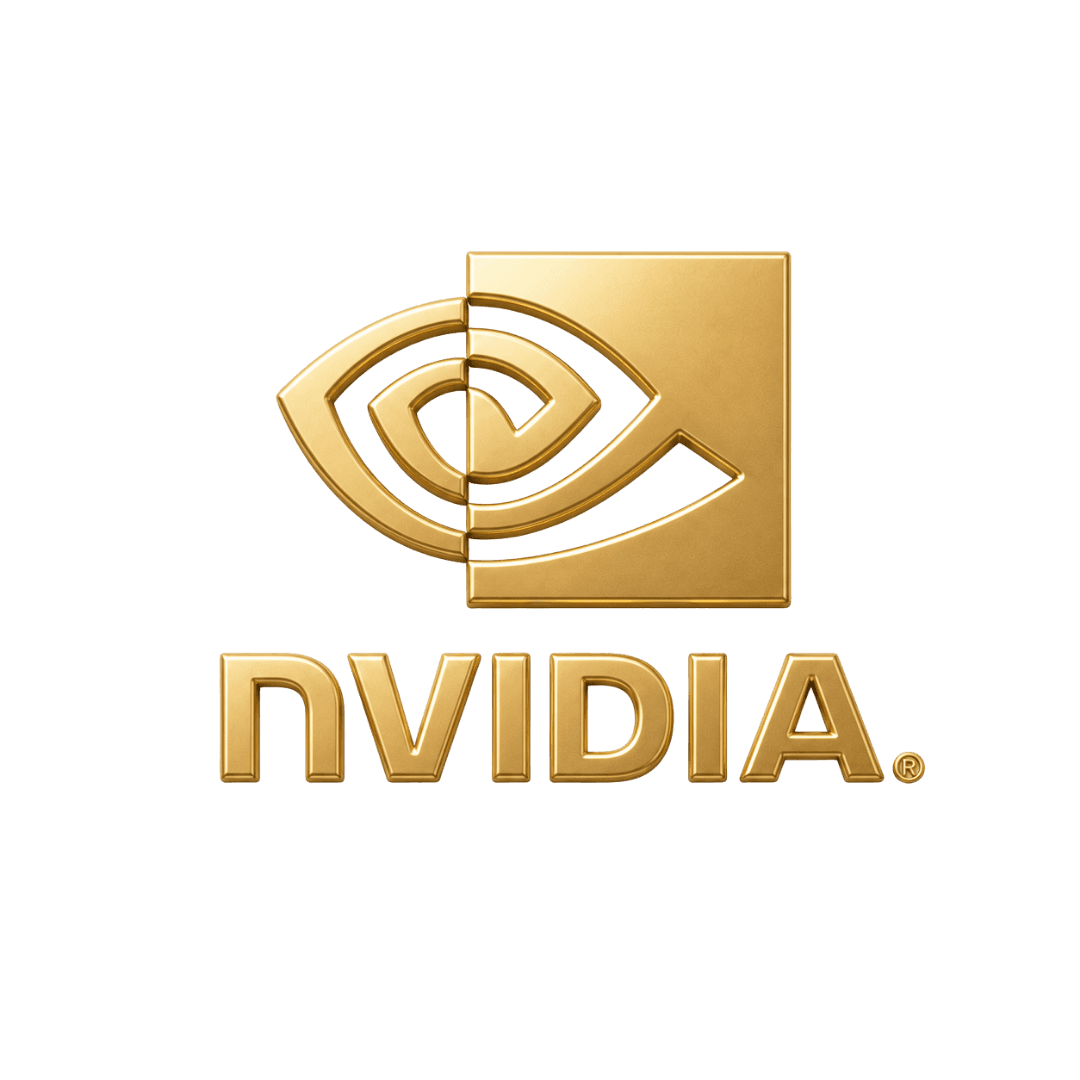 Nvidia gold emblem